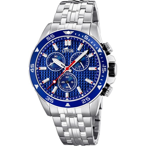 LOTUS Silver Stainless Steel Chronograph L18640/3